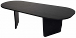 Kohvilaud Nordure Ovalis, must v., 65 cm x 130 cm x 40 cm