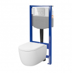 Seinapealse WC-poti komplekt krohvialune Cersanit NOVADO D252, 0.54 cm x 50 cm
