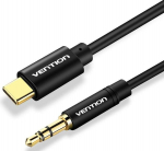 Juhe Vention BGABG 3.5 mm Male, USB Type C Male, 1.5 m, kuldne v./must v.
