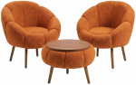 M&ouml;&ouml;blikomplekt Hanah Home Lida Wellsoft 251BLS1150, sise, oranž v.