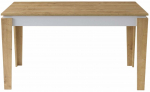 S&ouml;&ouml;gilaud pikendatav Kalune Design Cunda 2982, tamm v./valge v., 140 - 175 cm x 80 cm x 75 cm