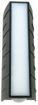 &Otilde;ue seinavalgusti CristalRecord Morgan, 10W, LED, IP54, must v., 55 cm x 145 cm