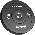 Ketasraskused Rebel RBA-2144-20, 20 kg, must v.