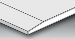 Kipsplaat, 300 cm x 120 cm x 1.3 cm, niiskuskindel