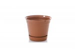 Istutuspott Uniplastex Terra UDTW15, plastik, &Oslash; 15 cm, pruun v.