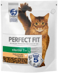 Kuiv kassitoit Perfect Fit Sterile 1+, kanaliha, 0.75 kg