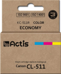 Tindiprinteri kassett Actis Standard KC-511R, sinine v./punane v./kollane v., 12 ml