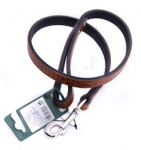 Koera rihm Hunter Kroko 13/200, pruun/must, 2 m