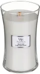 K&uuml;&uuml;nal, l&otilde;hna WoodWick Solar Ylang, 120 h, 609.5 g, valge v.