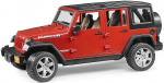 M&auml;ngu maastur Bruder Jeep Rubicon 02525, 1:16, must v./punane v.