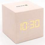 Kvartslauakell Evelatus Multifunctional Clock EMC02, valge v., 15 cm x 15 cm