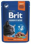 Kassi m&auml;rgtoit Brit Premium By Nature Sterilised, l&otilde;he, 0.1 kg