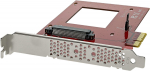 Adapter StarTech U.2 to PCIe Adapter for 2.5" U.2 NVMe SSD