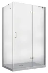 Du&scaron;ikabiin Besco Viva VPP-129-195C, ristk&uuml;lik, aluseta, 120 cm x 90 cm x 195 cm, l&auml;bipaistev v./kroom v./karastatud