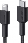 Juhe Aukey CB-CL03 USB-C - Lightning, Lightning/USB-C, 200 cm, must v.