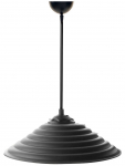 Valgusti rippuv Opviq Ufo 204-U2, E27, 1 x 60 W, must v.