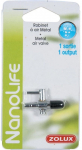 Klapp Zolux Metal Air Valve 334291, must/kroom