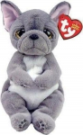 Pehme m&auml;nguasi TY Babies Wilfred Buldog, hall v., 15 cm