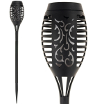 Maasse torgatav p&auml;ikesepaneeliga valgusti Solar Torch, must