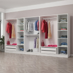 Riidekapp Kalune Design Kale 5038, valge v., 52 cm x 360 cm x 210 cm
