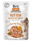 Kassi m&auml;rgtoit Brit Care Kitten Savory Salmon, l&otilde;he, 0.085 kg