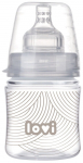 Lutipudel Lovi Harmony, 120 ml, 0 kuud, l&auml;bipaistev v./beež v.