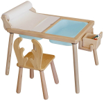 Lastetoa komplekt Kalune Design Roll 109TRS1178, puidu v./sinine v.