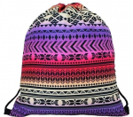 Jalan&otilde;ude kott Aztec Print, valge/must/roosa