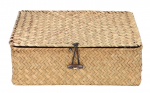 Kaanega hoiukarp, esemete hoidmiseks Homla Talulah 994740, pruun v., 20 x 25 x 8 cm