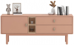 TV-laud Home4you Iris, roosa v., 140 cm x 40 cm x 55 cm