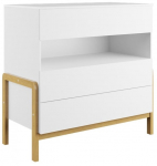 Kummut Kocot Kids Victor, valge, 45 cm x 94.5 cm x 90 cm