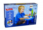 Joonistusprojektor Lean Toys Dinosaur, sinine/valge