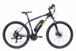 Elektriratas Denver E3000, 18", 27.5", 250 W, 10.4 Ah, must v./roheline v.