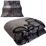 Pleed KW-111, must v./hall v./grafiit v., 160 cm x 210 cm