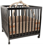 Voodi BabyTrold 16-30S, must v., ilma madratsita