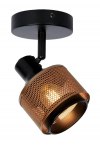 Valgusti seinale Lucide Rafa 77980/01/30, E14, 1 x 40 W, must v.