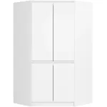 Riidekapp Akord Furniture Factory S100, valge v., 50 cm x 100 cm x 180 cm