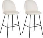 Toolide komplekt Beliani Arcola, valge v., 54 cm x 52 cm x 114 cm, 2 tk