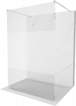 Du&scaron;isein Mexen Kioto Walk-in, 110 cm x 200 cm, brushed nickel