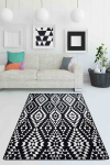 Koridorivaip Conceptum Hypnose Mabel DJT, valge/must, 300 cm x 80 cm