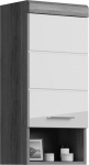 Seina vannitoakapp MC Akcent Scout, valge v./hall v., 24 cm x 37 cm x 79 cm
