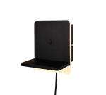 Valgusti seinale Trio FAIRFIELD 248670132, 3000 &deg;K, 1 x 9 W, must v.
