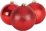 J&otilde;ulupuu ehe Christmas Touch, punane v., 4 - 8 cm, plastik, 37 tk