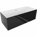 Vann, teisaldatav Mexen Vigo, 178.5 cm x 80 cm x 60 cm, ristk&uuml;lik, valge/must