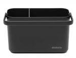 Valamu organiseerija Brabantia Sinkside, 22 cm x 111 cm x 13.4 cm, plastik, must v.