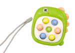 Elektrooniline m&auml;ng dinosaurus Lean Cars Whack A Mole Cute Pet, 9 cm, roheline