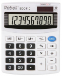 Kalkulaator laua- Rebell SDC 410, valge v.