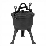 Pott Mirpol MIR-KL8E, malm, 32 cm, 8 l, must v.