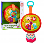Interaktiivne m&auml;nguasi, &ouml;&ouml;kull Lean Toys Rattle, 13.5 cm, mitmev&auml;rviline