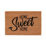 Uksematt 4IQ Sweet Home, pruun v./must v., 60 cm x 40 cm x 1.5 cm